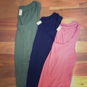 Set of 3 Old Navy Luxe Tanks